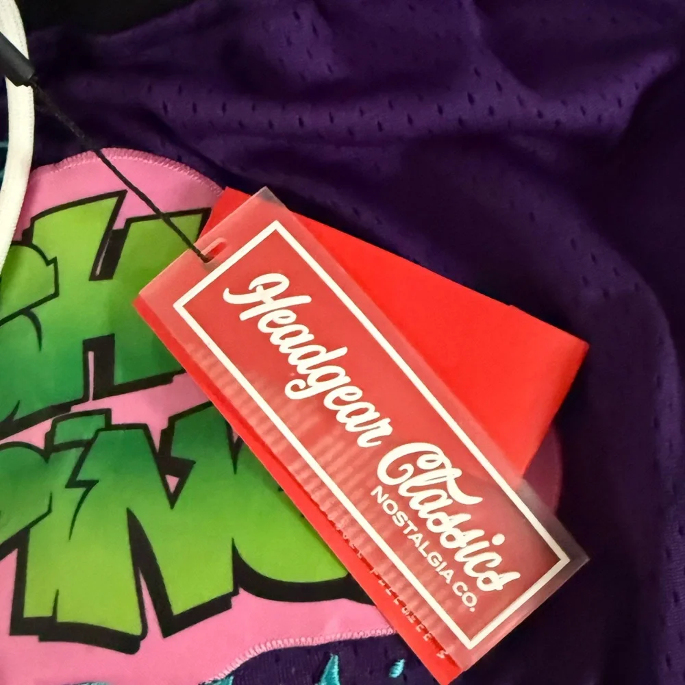 Men’s The Fresh Prince of Bel-Air Purple Logo Shorts Size 3XL. New with Tags! - Picture 5 of 13